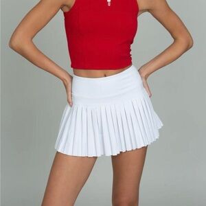 White Goldhinge Skirt